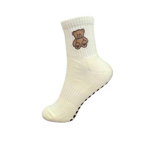 Brown Teddy Bear Sock