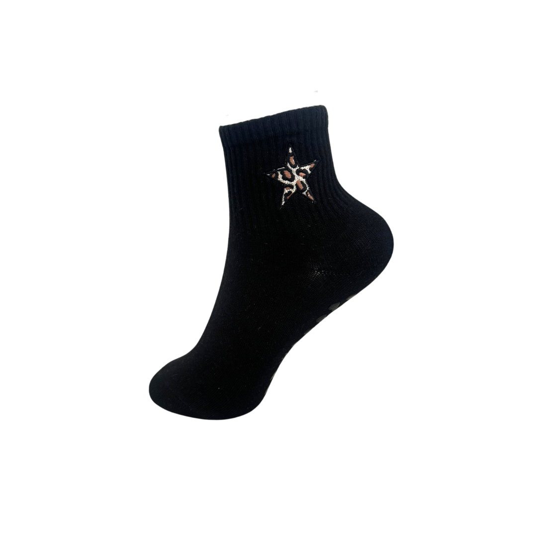 Cheetah Star Sock