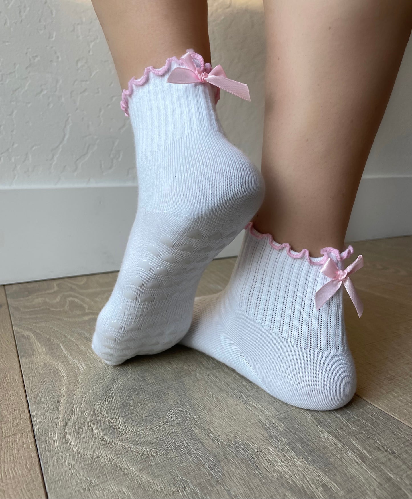 Pink Bow Ankle Sock