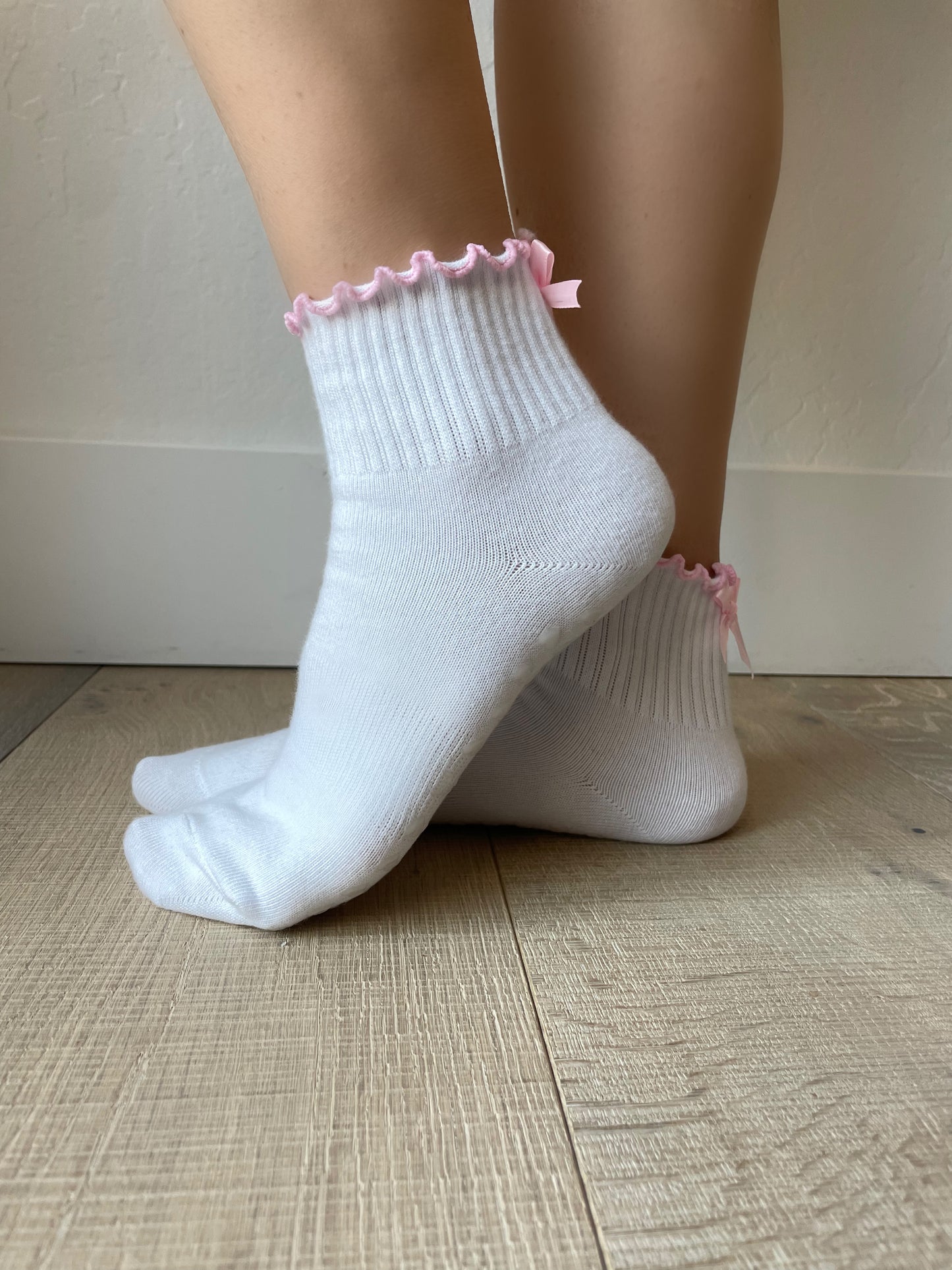 Pink Bow Ankle Sock